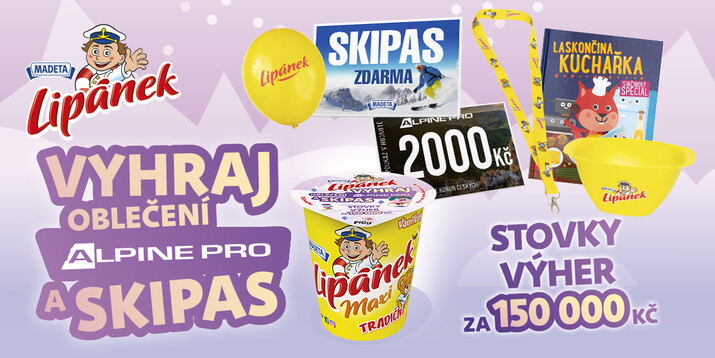 Vyhraj oblečení a skipas na hory s Lipánkem a Pigym
