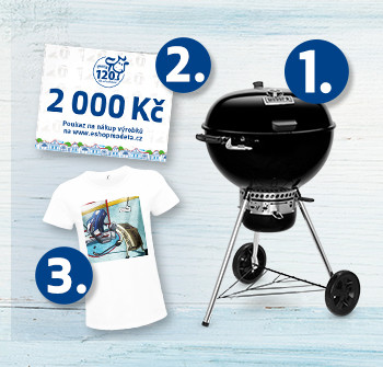 Tři výherci prvního místa na sociálních sítích (na každé jeden) budou součástí hlavního losování o první, druhé a třetí místo.